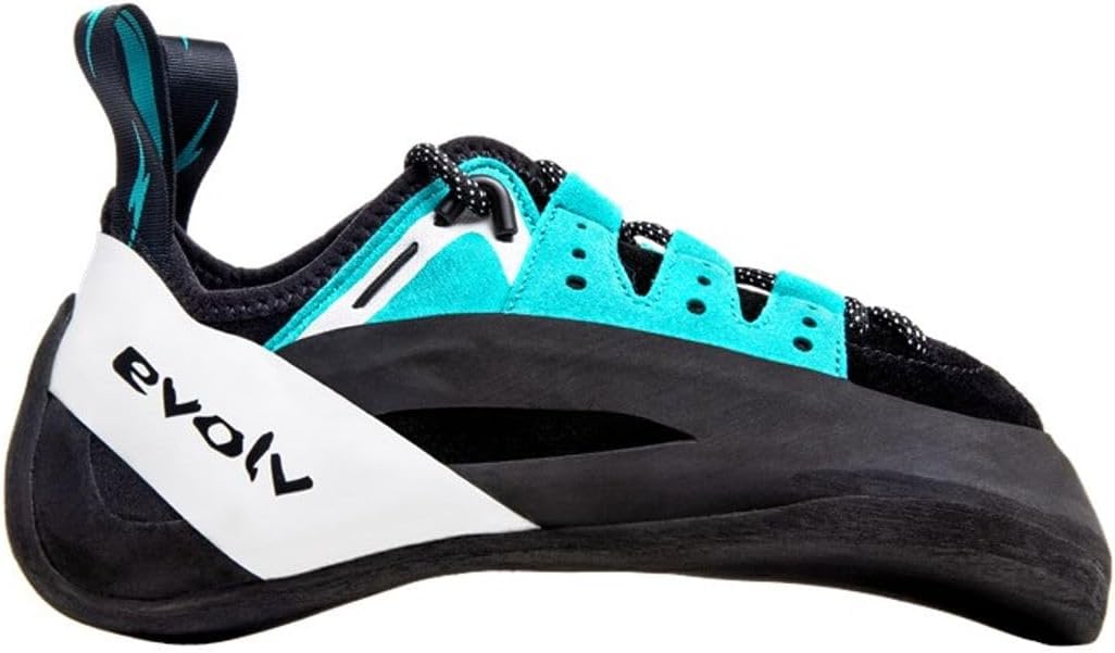 EVOLV Geshido Lace Climbing Shoes - Men's Black/Teal/White 11
