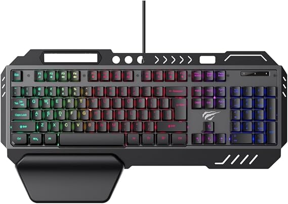 Havit Gamenote KB838L Rainbow Lighting Metal Gaming Keyboard