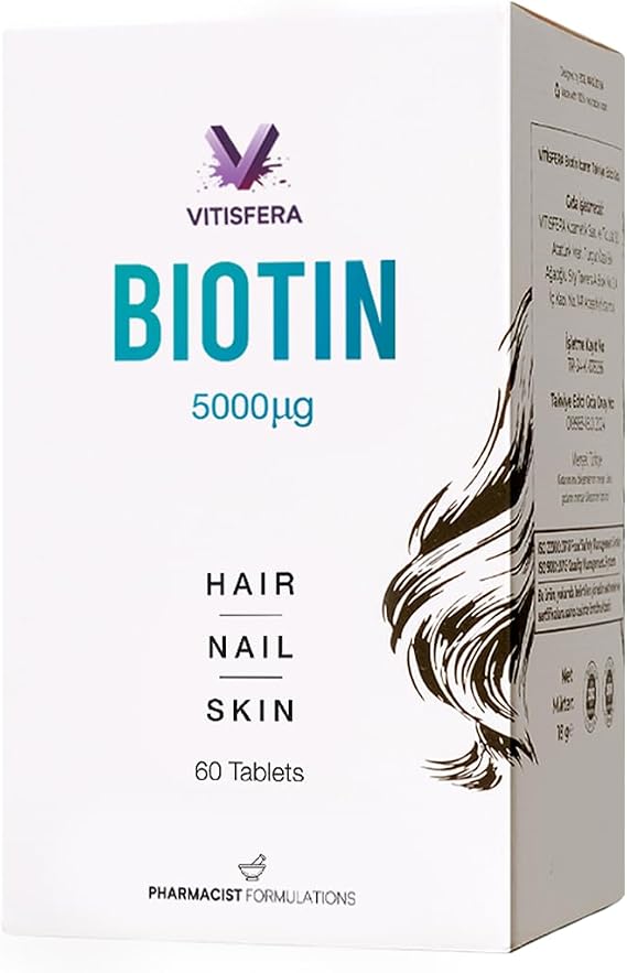 Vitisfera Biotin 5000 mcg 60 Tablet