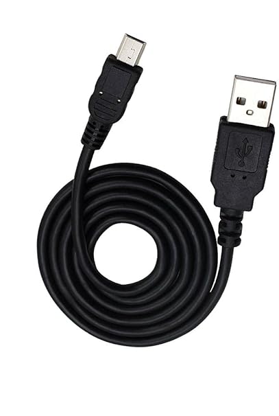 Philips SHB3165 Bluetooth Kulaklıklar için USB Kablosu Şarj Kablosu/Şarj Cihazı Güç Kablosu / Siyah / (1 m / 3,3 ft)