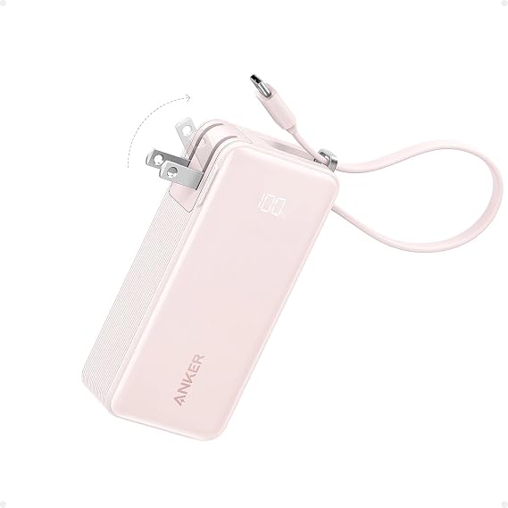 Anker Nano 3-in-1 Portable Charger,10,000mAh 30W Travel Power Bank
