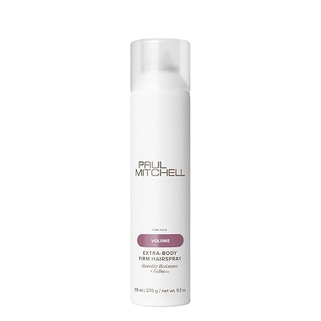 Paul Mitchell Extra-Body Firm Hairspray, Extreme Hold, Maximum Volume + Humidity Resistance, For Fine Hair, 9.5 oz