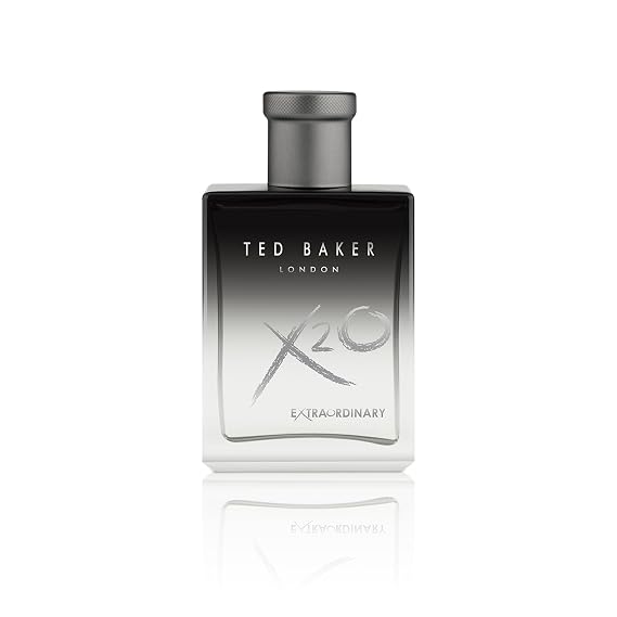 Ted Baker X20 Extraordinary Men's EDT, Oriental Spicy, 3.38 fl oz | An oriental spicy fragrance with tangerine, cardamom, lavender, amber and sandalwood. A full sized EDT for the modern man