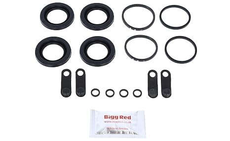 Rear Brake Caliper Seal Rebuild Repair Kit - Compatible with MITSUBISHI EVO 6 & 7