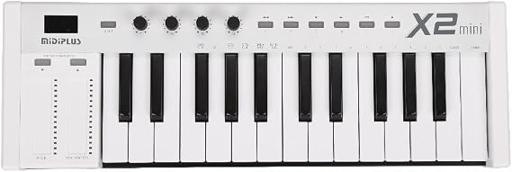midiplus X2 mini keyboard controller 3ft, white