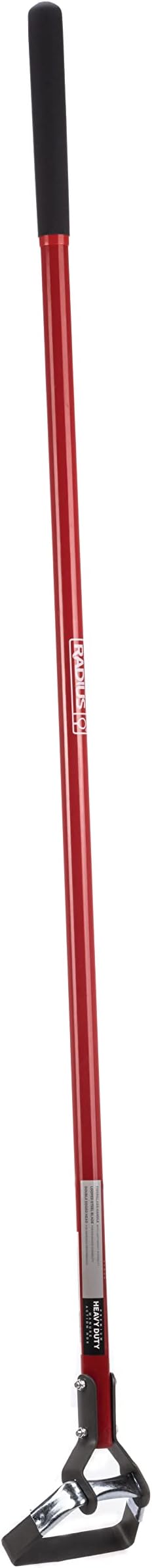 Radius Premium Long Handle Manure/Action Hoe, Fiberglass Shaft