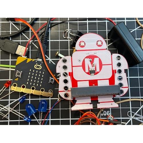 Makey:bit Adventure Board with BBC Micro:bit v.2, Educational Coding Kit, Robot Form Factor, Ages 8 and Up