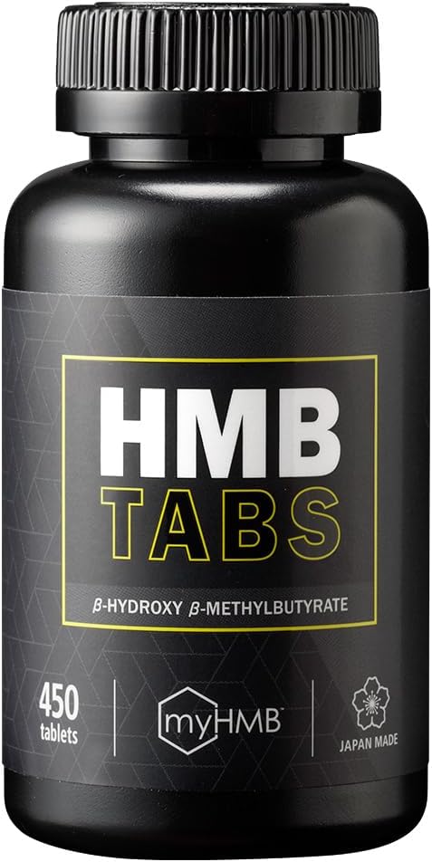 Bulk Sports HMB Tablet, Made with World Quality Ingredients Brand myHMB 3,000 mg x 30 Day Supply, 450 Capsules