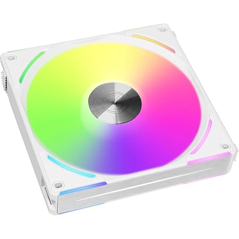 Lian-Li UNI FAN AL V2 ARGB PWM Case Fan - White, 140mm