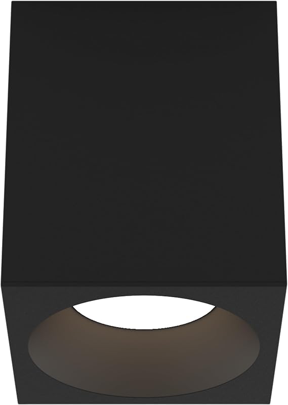 Astro Kos Square 140 LED Dimmable Outdoor Downlight (Textured Black) - Wet Rated - AC LED Module, Designed in Britain - 1326056-