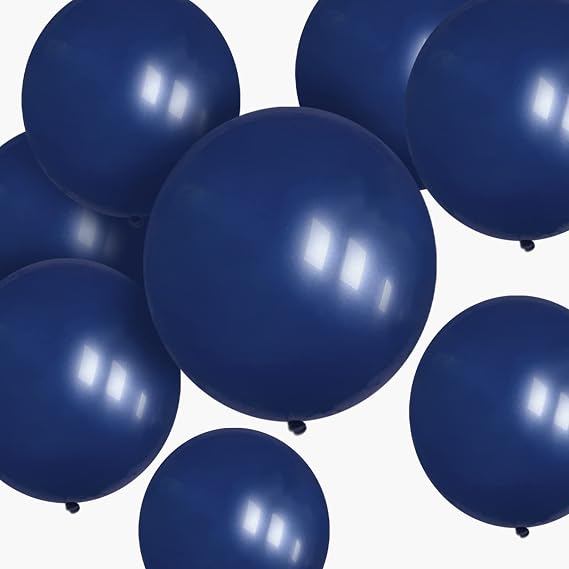 Navy Blue Balloons 50 Pack 12 inch Blue Party Balloons Strong Thick latex Helium Balloons for Graduate Birthday Kids Party Weddings Baby Shower Events Decorations