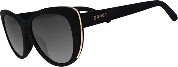 goodr Glam G Polarized Sunglasses Women | Medium Fit, Cat-Eye Frames, UV400, Gradient/Mirrored Lenses, No Slip, Multi Styles