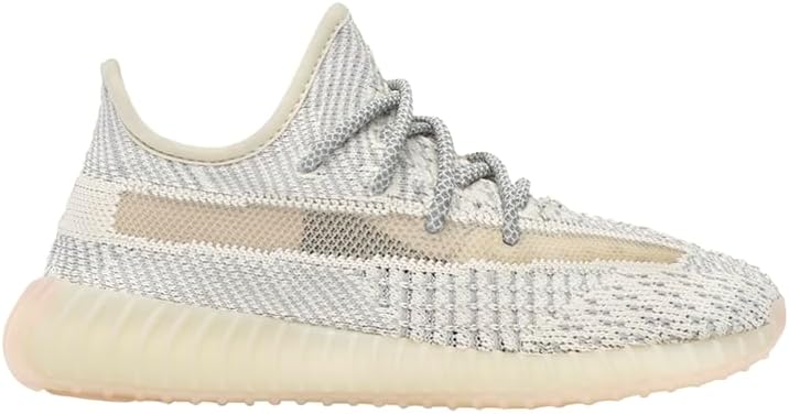 adidas Mens Yeezy Boost 350 V2 Lace Up Sneakers Shoes Casual - Grey