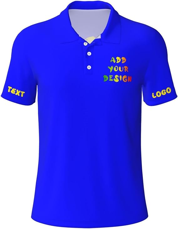 Custom Polo Shirts for Men Custom Golf Shirt Personalized Mens Golf Shirts with Logo