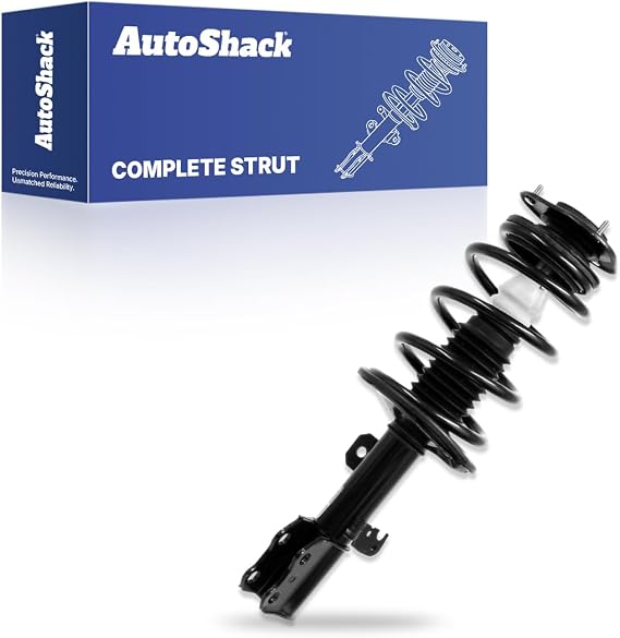 AutoShack Front Complete Strut for Pontiac, Vibe 2003-2008, FWD AWD L4 1.8L | Complete Strut Passenger Side, direct-fit replacement for Toyota & Pontiac, Matrix 2003-2008 Vibe 2003-2008, FWD AWD L4 1.8L