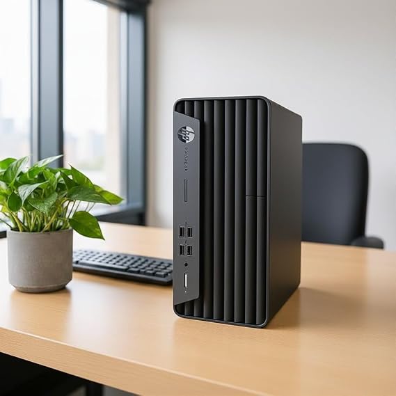 HP ProDesk G7 SFF Desktop Computer, Intel Processor, Dual 4K Display Support| 8GB RAM, 512GB SSD| WiFi| Bluetooth| HDMI, USB, RJ-45| Windows 11 Pro| Wired Keyboard & Mouse| Business & Personal Use