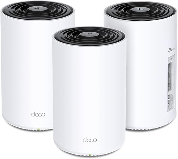 TP-Link Deco PX50 3-Pack, AX3000 + G1500, 1 GHz CPU, Powerline/Mesh, Yapay Zeka Desteği, Gigabit Portları, 150 Cihaza Kadar Bağlantı, 600 m² 'ye Kadar Kapsama, Powerline Mesh WiFi 6 Sistemi