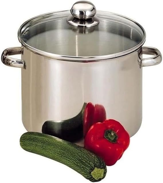 Baumalu - 342653 - Stainless Steel Stockpot with glaslid 26 cm 11 Liter