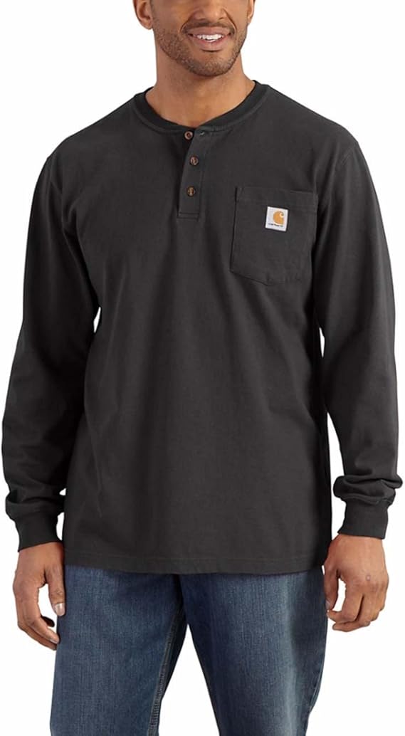 Carhartt Men's Dearborn Loose LS Henley T-Shirt