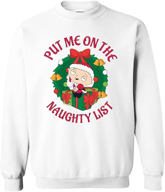 Hulu Family Guy - Santa Stewie Fleece Crewneck Sweatshirt