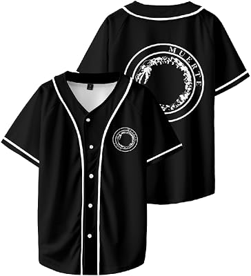 Canserbero Baseball Jersey Shirt Fashion Men Women Short Sleeve Streetwear Casual Summer Baseball Uniform T-Shirt