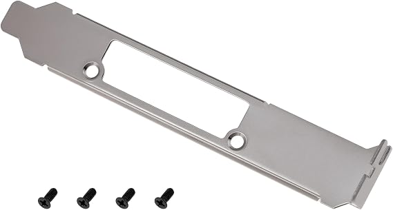 Computer Full Height GPU Bracket with Screws Compatible with Nvidia Tesla A2 Compatible with A5 Graphics Cards
