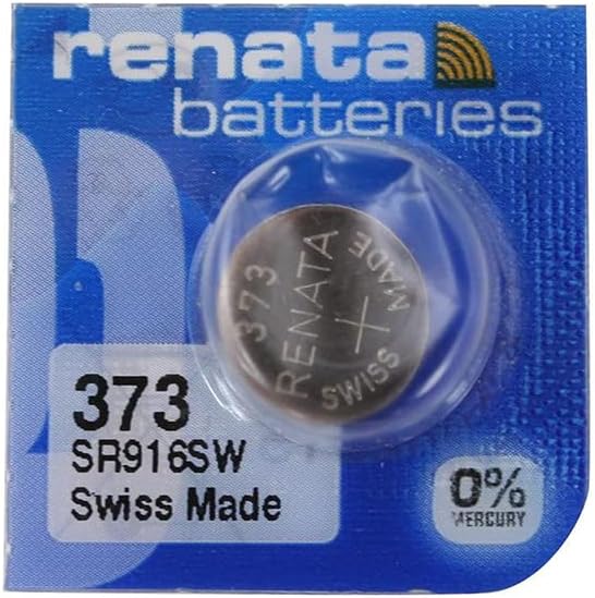 Renata Batteries 373 Silver Oxide Watch Battery (5 Pack)