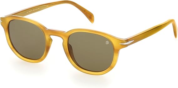 David Beckham DB 1007/S Glasses Size 49-24 mm Yellow Horn