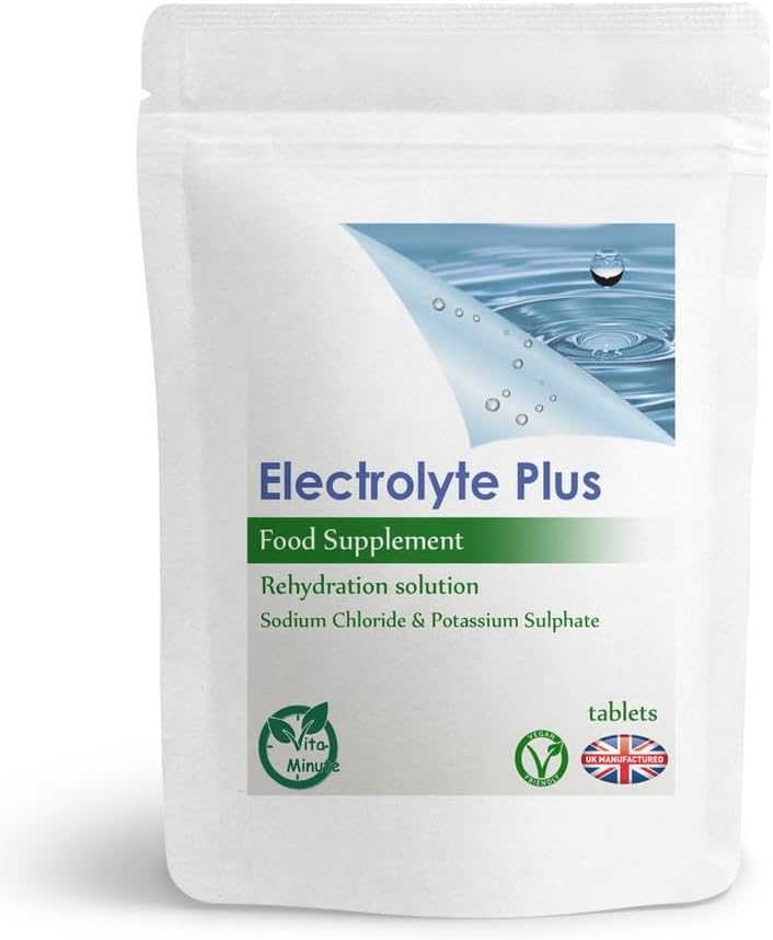 Electrolyte Tablets with Potassium, Chloride, Calcium, Magnesium & Sodium | Muscle & Energy Support Pack of 120