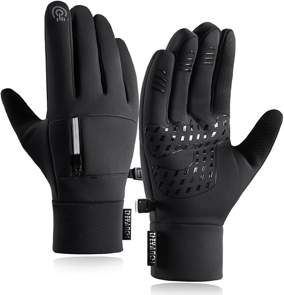 Winter Gloves for Men Women - Waterproof Thermal Glove for Cold Weather, Warm Gloves for Running Cycling