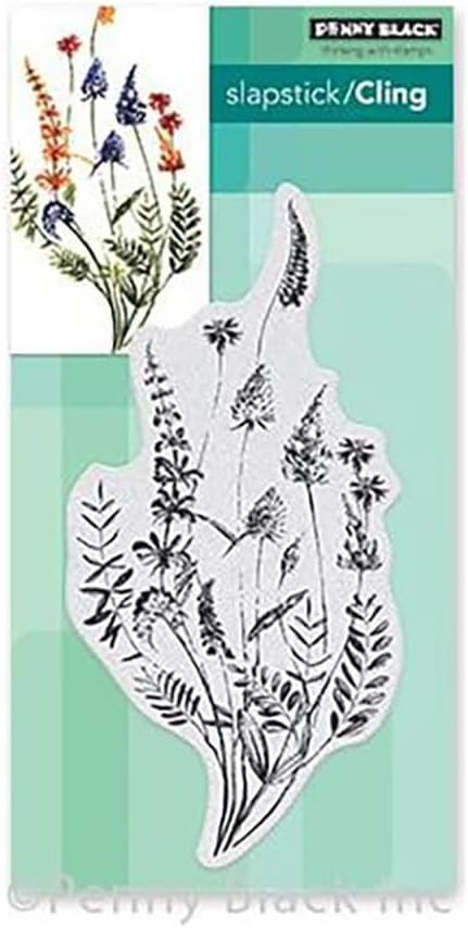 Penny Black 40-676 A Floral Twist Cling Rubber Stamp