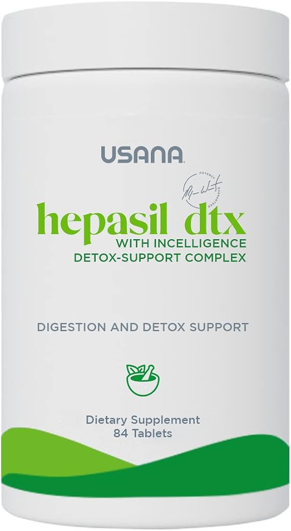 USANA - Hepasil DTX with InCelligence - 84 Tablets - 28-Day Supply