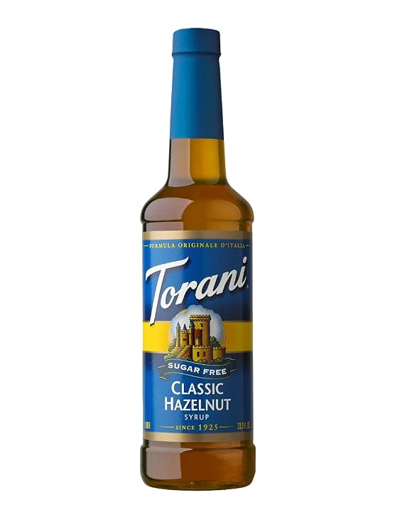 Torani Syrup, Sugar Free Classic Hazelnut, 25.4 Oz