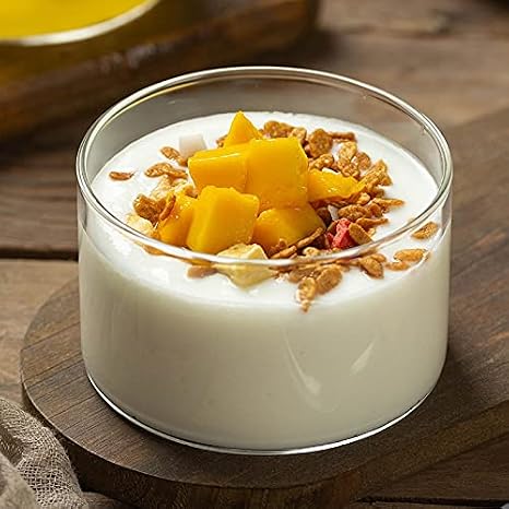 6.5 oz Glass Ramekins - Oven Safe, Classic Style for Creme Brulee, Baking, Desserts & Pudding (4)