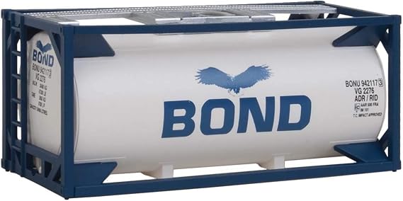 Walthers SceneMaster HO Scale Model of Bond 20' Tank Container,949-8103