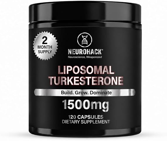 Liposomal Turkesterone 1500mg - 120 Capsules 2 Months Supply |20% Standard, Maximum Strength, High-Potency Formula 120 Capsules (Tested By Eurofins USA)