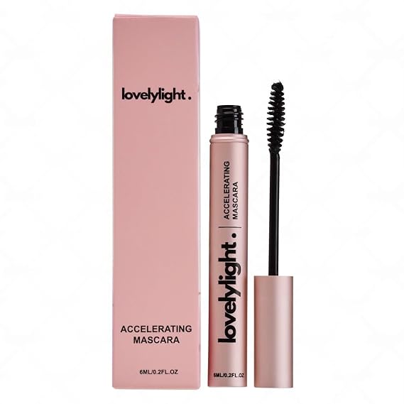 Eyelash Lift Mascara With Eyelash Serum - Ingredient's - Include's Peptides, Vitamin E & Pumpkin Seed Extract, Many More, Great For Thinning & Gentle Lashes - Lovely Light Mascara Volume & Length