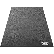CXWXC Bike Trainer Floor Mat for Indoor Riding - Health & Fitness PVC Foam Exercise Bike Mat - Peloton Exercise Stationary Spin Bike Mat