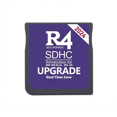 2024 R4 SDHC Card Adapter for 3DS DSL XL/LL 2DS DS NDS NDSL Burning Card Game Card Digital Memory Card Flash Card,Gaming Accessories Portable