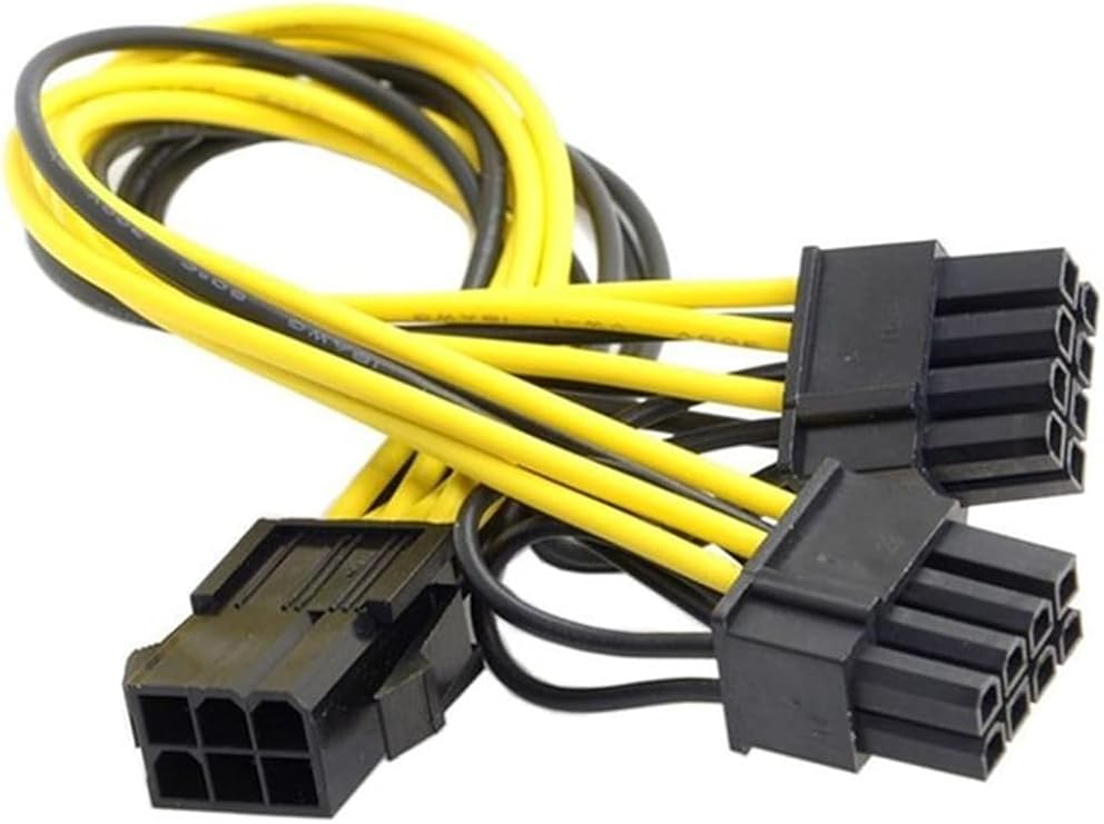 Pcı-E 8 Pin Erkek Çift 8 Pin (6+2) Erkek Modüler Güç Kaynağı Kablosu Ekran Kartı Için 8 Pin Y Kablo