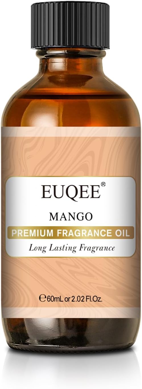 EUQEE Mango Fragrance Oil 60ml for Diffusers (2.02 Fl oz)