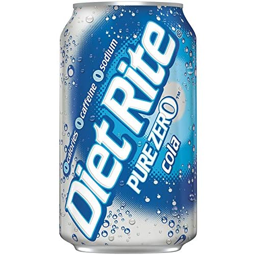 Diet Rite Pure Zero Cola, 12 fl oz Cans 9 Cans