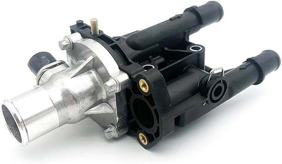 OE 902-033 Engine Coolant Thermostat Housing Assembly 25199824, 25192228,15-81816 Compatible with 1.8L & 1.6L 2011-2016 Chevy Cruze, 2012-2018 Chevy Sonic, 2013-2018 Chevy Trax