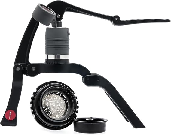 Flair 2GO: Portable, Collapsible Lever Espresso Machine for 9BAR Espresso Anywhere (Grounds Model)