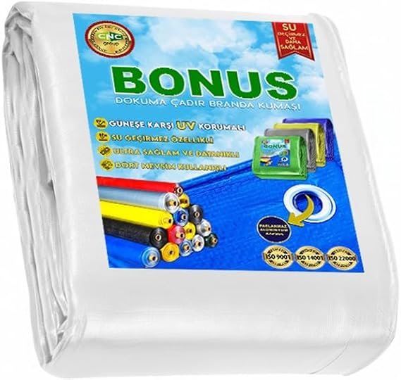BONUS PE BRANDA - 120 GR/M2 - (Beyaz, 2 X 3 MT.)