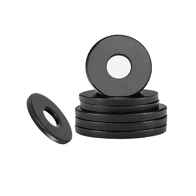 Qrity 20PCS Steel Flat Washer, Fender Washer, M6x12mm Washer, Metal Washers for Home Decoration and Factory Construction