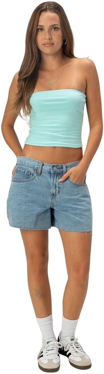 Rsq Womens Low Rise Baggy Carpenter Shorts