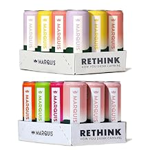 Marquis - Natural Energy Drink - Variety Packs Bundle- Sugar Free - 0 Calories - 100mg of Organic Plant Based Caffeine - Yerba Mate - Green Tea - Vitamin C & B Vitamins - Vegan - 24 Pack