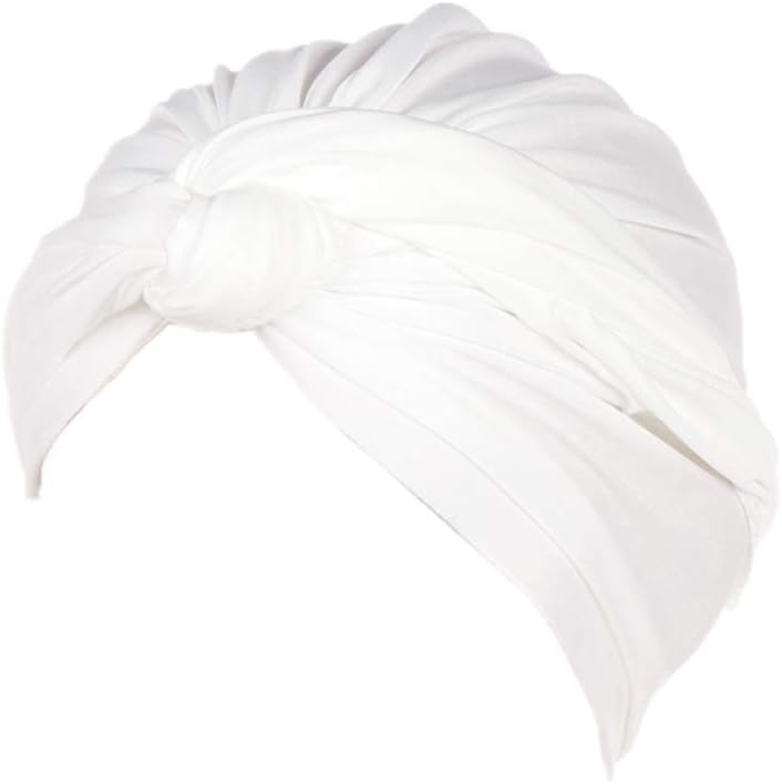 Casual Turbans Hats for Women Solid Soft Head Headwear Bonnet India Hat Hijab Scarfs Cap