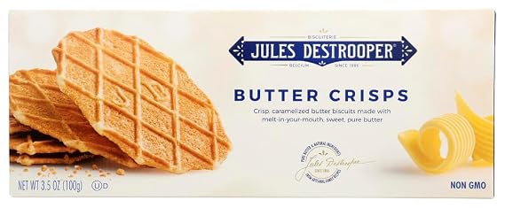 Jules Destrooper, Cookie Butter Crisp, 3.5-Ounce